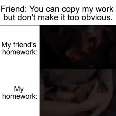 I tried my best
