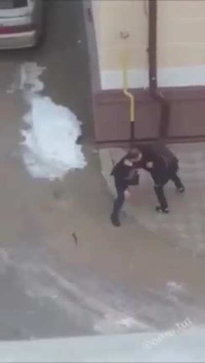 Drunken group fight