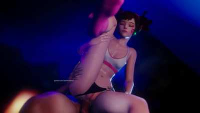 D.va anal creampie (Darkholestuff) [Overwatch]