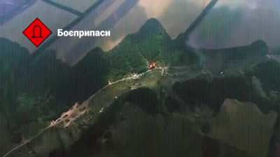 In a coordinated attack between Ukrainian SOF and artillery units, a number of Russian artillery equipment along with their ammunition stockpiles were located and destroyed in the east.