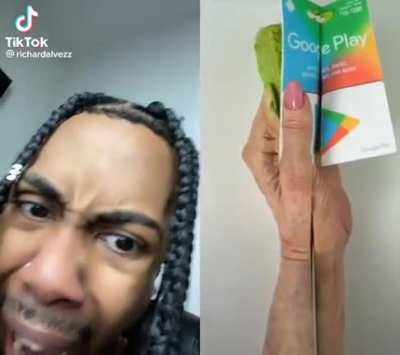bro was astonished twice