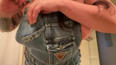 couldn&rsquo;t wait to show all of you my harley davidson overalls [oc]