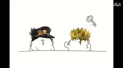 Stardust Crusaders alternate cute ending!