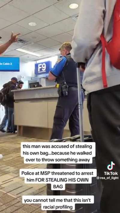 Man gets accused of stealing his own bag