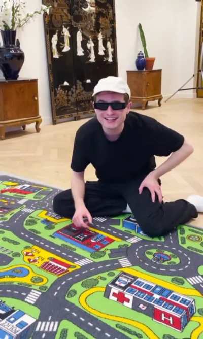 Using AR to transform a child's city rug