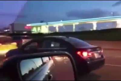 WCGR not paying attention while driving car