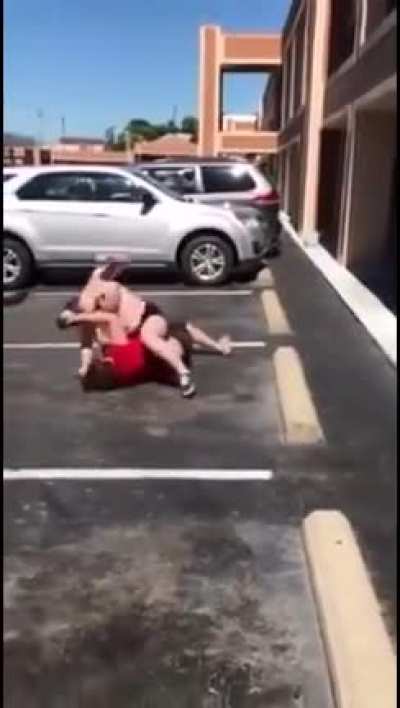 Baby Mama drama in the parking lot