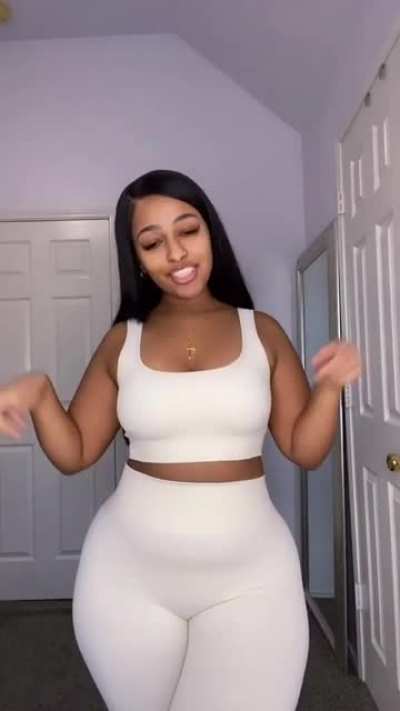 All white get up...