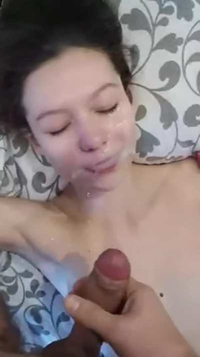 ittThe petite, pretty girl had been watching porn gifs of big dicks for weeks, and she was finally ready to try it for herself. She had found the perfect partner, a handsome man with a huge cock. He was gentle and patie