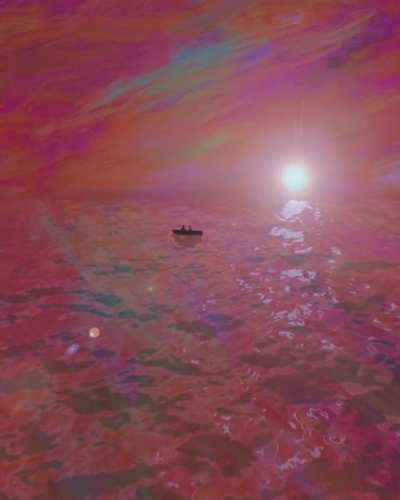 Short 3D render inspired by the We&rsquo;re All Alone In This Together artwork (insta @outbxd)