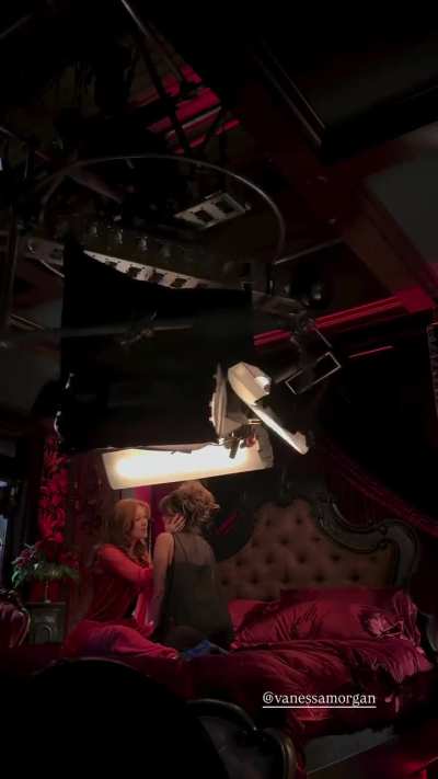 Behind the Scenes with Vanessa Morgan (IG, 23 March 2026)