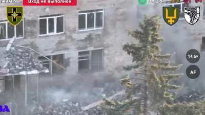 Ukrainian soldier kills Russian soldier in close combat. Toretsk, Donetsk region