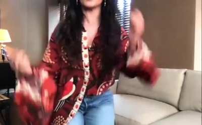 Camila's boob slip