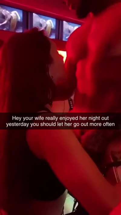 You let her go out with her best Friends to the club