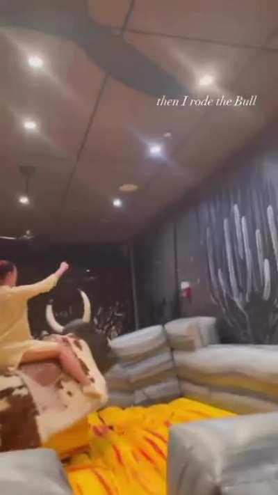 Paris riding that bull (" ,)