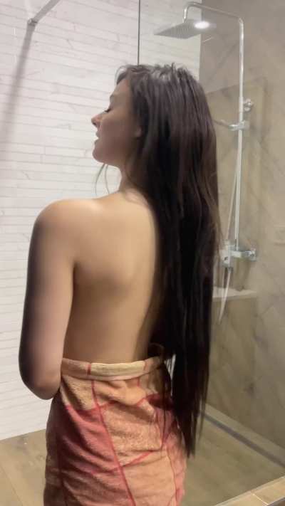 There's room for two in the shower, and something interesting might happen there