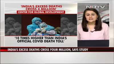 India's Excess Deaths During Pandemic Up To 4.9 Million: Report