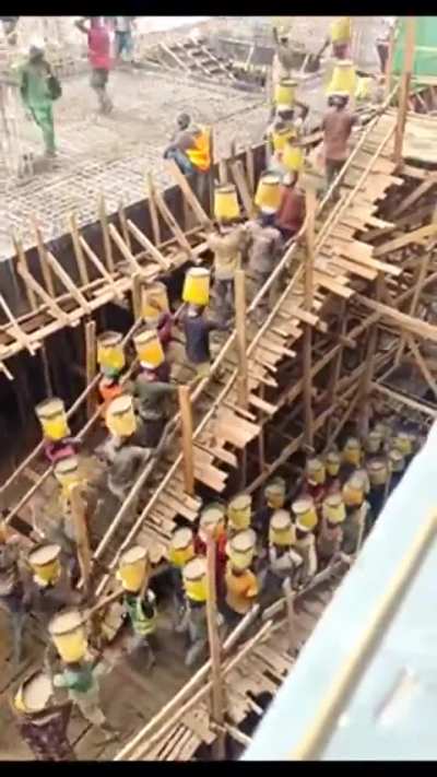 Going to show this to the next person complaining about having to pull concrete 10&rsquo; because the pump couldn&rsquo;t reach one corner 
