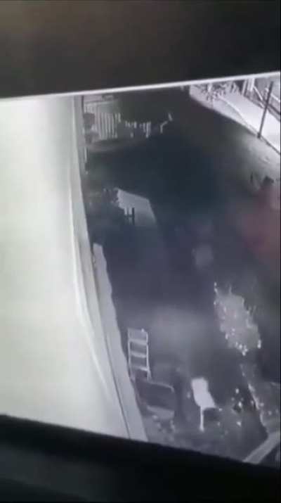 CCTV footage captures person dashing on all fours in the dead of night