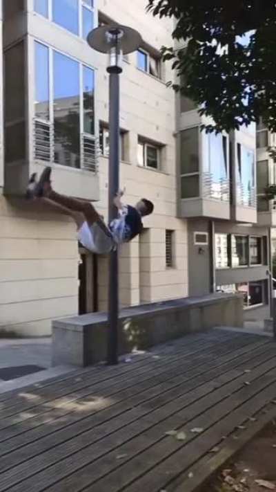 Great parkour skills