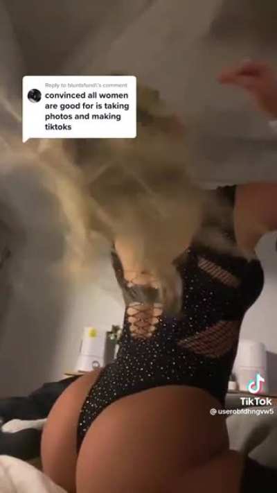Big blonde ass