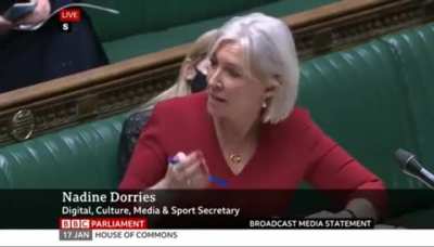 Culture Secretary Nadine Dorries says she was "amazed to learn" that young people watch a lot of television via YouTube 🤷