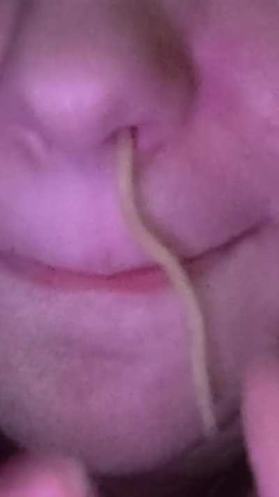 My friend got drunk and was dared to put pasta up her nose (I don't know???). It causes me physical pain