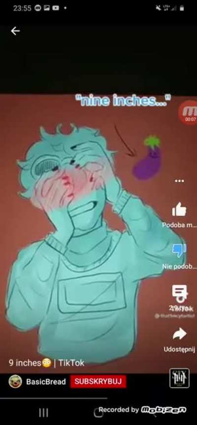 "That's quite the funny joke. It makes me want to puke"