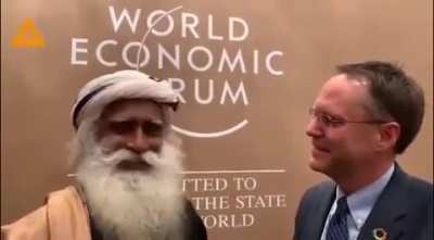 SADGHURU JOINS WEF. "Other religious books are against me because I talk about Population. They want more souls. I want less on the planet"