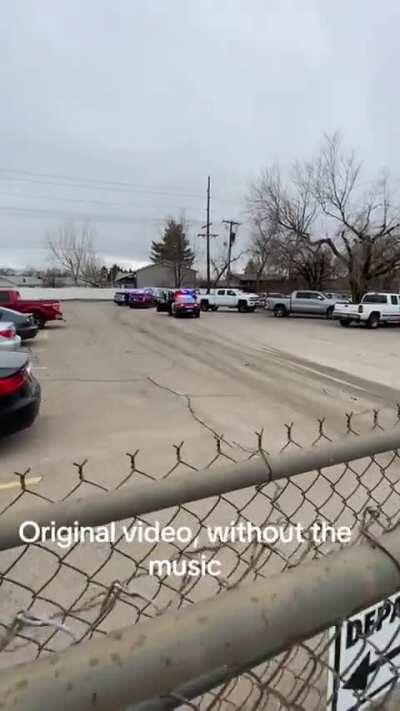 Seeing someone try to flee from police in a mail truck was not on my 2025 bingo card