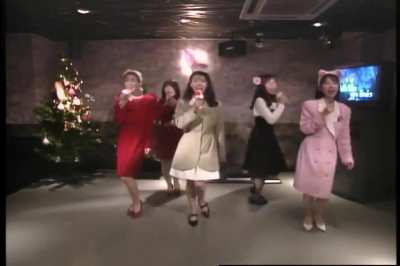 The original Japanese voice actresses from "Sailor Moon", singing the theme song at a Christmas karaoke in 1994 (the footage came included on laserdisc as a special feature)