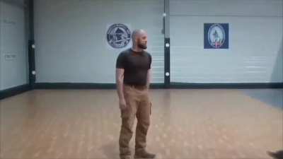 Guy thinks he's a badass 😎 martial arts 