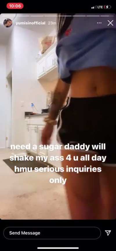 lil sum from her story on ig, she so perfect 😍