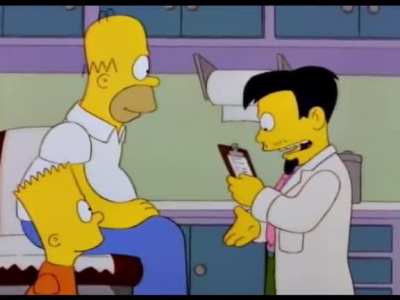 TIL: El Dr. Nick Riviera es argentino en el doblaje de España de Los Simpson. «¡CÁLMESE B*LUDO, VA A PRODUCIRSE UN 'FASHO' EPIDÉRMICO!»