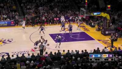 [Highlight] Lebron James splits the defense and finishes with a 360 no-scope layup...