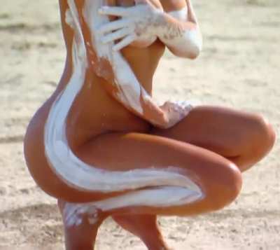 Body paint beauty