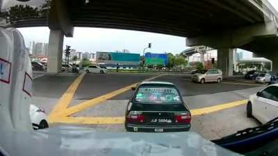 There are idiots that block emergency vehicles.... then there is this guy