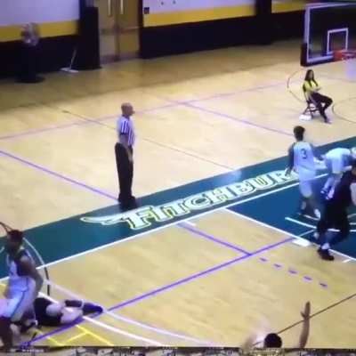 Sucker punch during a game