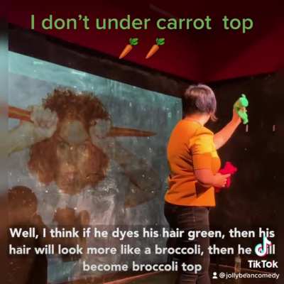 We don&rsquo;t understand Carrot Top 🥕 🥕