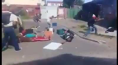 Динамичная перестрелка в ЮАР.