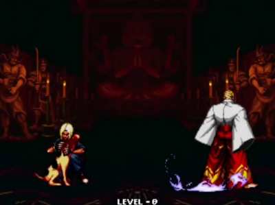In "Real Bout Fatal Fury Special", reaching to Nightmare Geese as Blue Mary grants you a special pre-fight intro.
