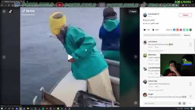 Streamer skips a tiktok at the worst time