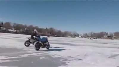 Bike on the ice