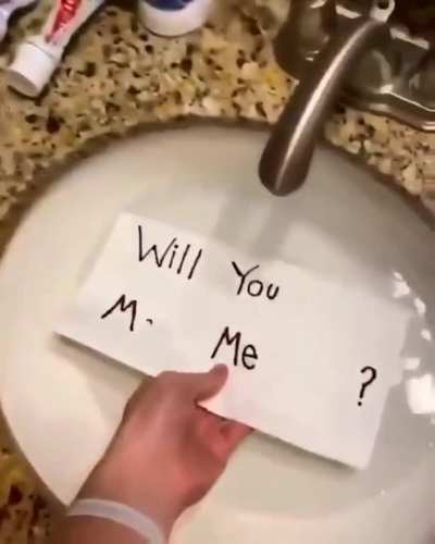 She said no