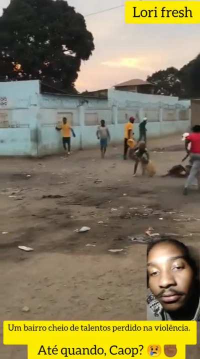 Um bairro cheio de talento perdido na viol&ecirc;ncia.😭🇦🇴