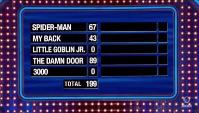 Spider-Man plays Family Feud