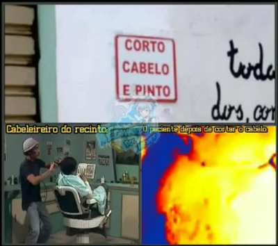 Cabeleireiro foda esse