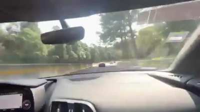 Don't do it!!! ( Racing on a high flow highway in Mexico)