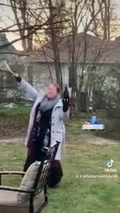 Opening a Bottle of Champagne Quarantine Style