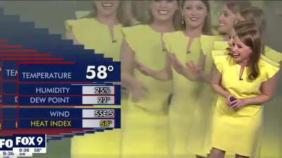 Windows XP effect on live broadcasting.